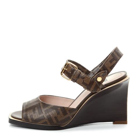 fendi glazed ff motif sandals|Women's Designer Sandals & Mules .